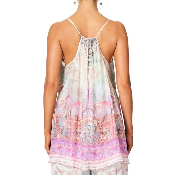 Camilla Electron Libre Back Overlay Top Size Large b177 - Picture 10 of 13